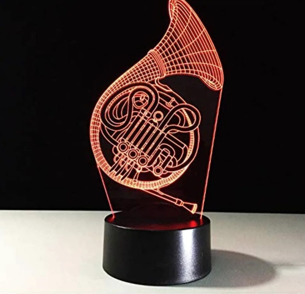Veilleuse 3D, USB Plug In Chambre d'enfant Lampe de table Veilleuse