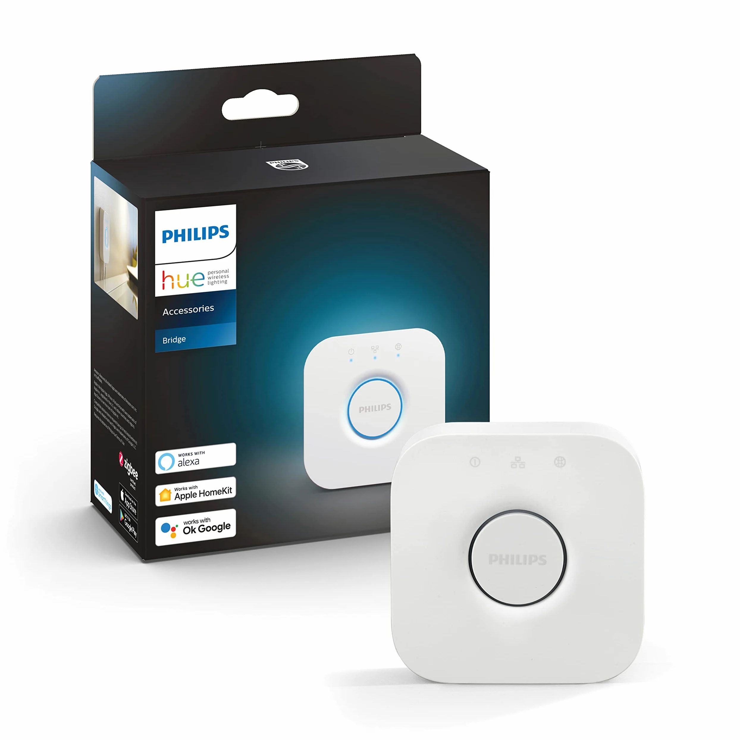Philips Hue Pack de démarrage - White and Color Ambiance - GU10-4 Lampes - 1 pont