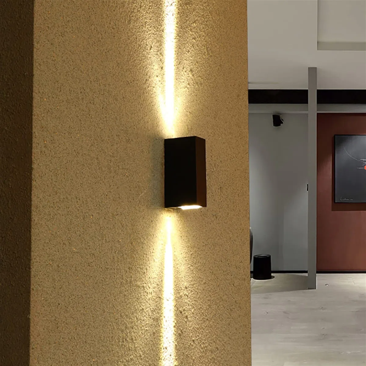 Applique murale étanche extérieure LED applique murale applique murale terrasse porche lumières de jardin appliques murales intérieures en aluminium, applique murale moderne Comfortable anniversary