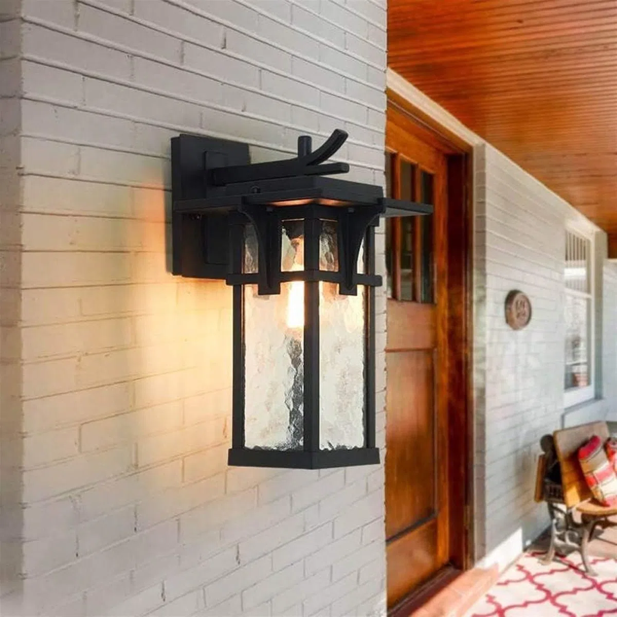 Appliques murales d'extérieur, Applique Murale d'extérieur, luminaire de Porche, Lampe Murale étanche pour Jardin, terrasse, Balcon, luminaire extérieur Design Lanterne Cage