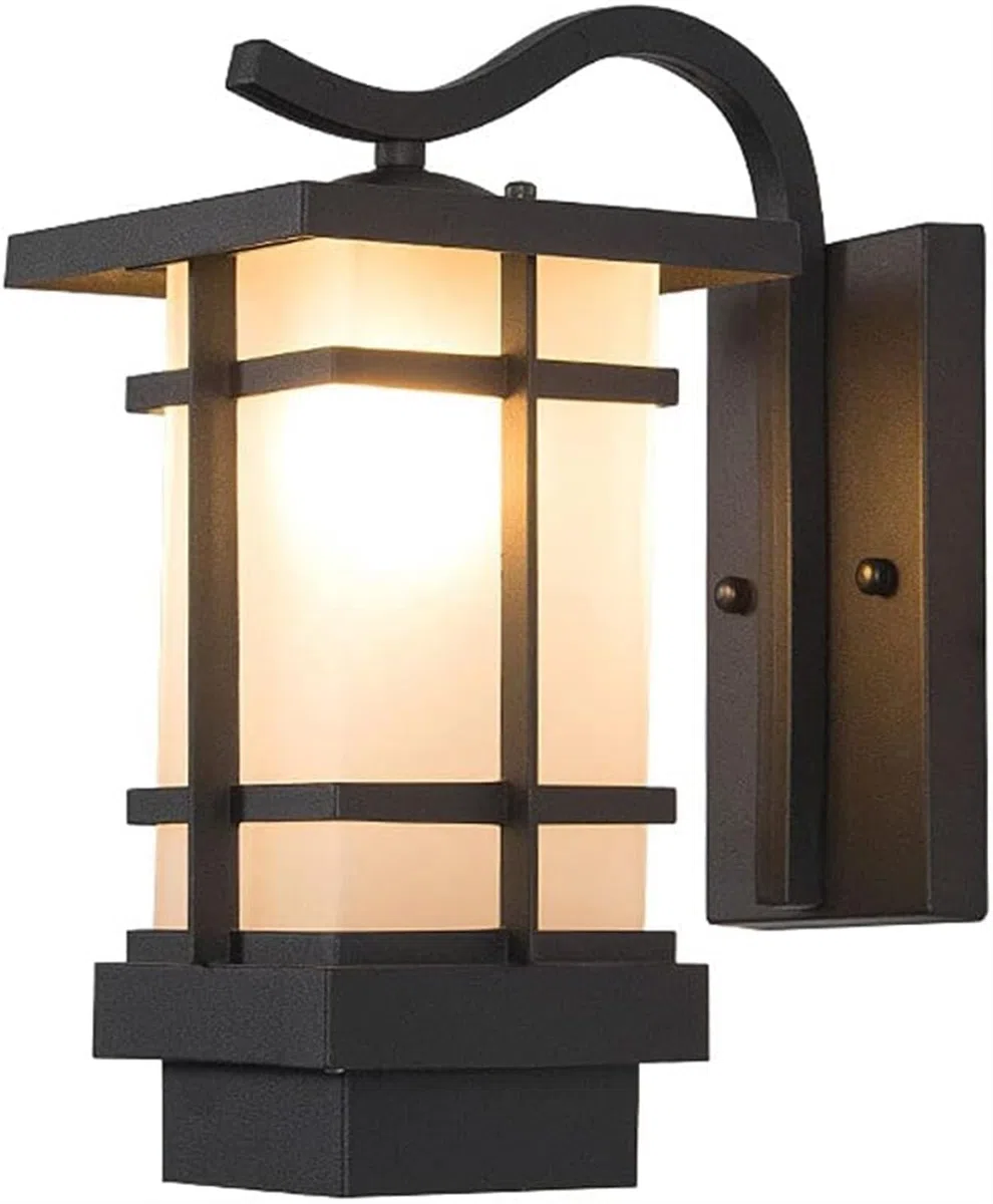 Applique Murale d'extérieur, luminaire Mural IP65 pour Porche, luminaire Mural de Ferme E27, Applique Murale en Verre pour Jardin, terrasse, Balcon