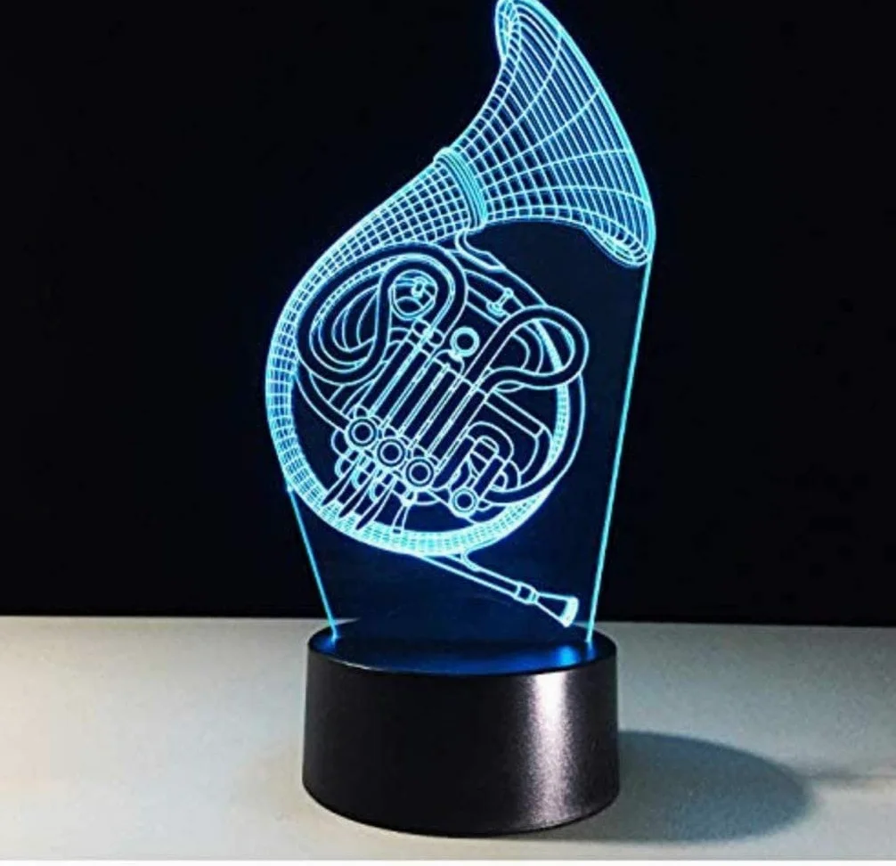 Veilleuse 3D, USB Plug In Chambre d'enfant Lampe de table Veilleuse