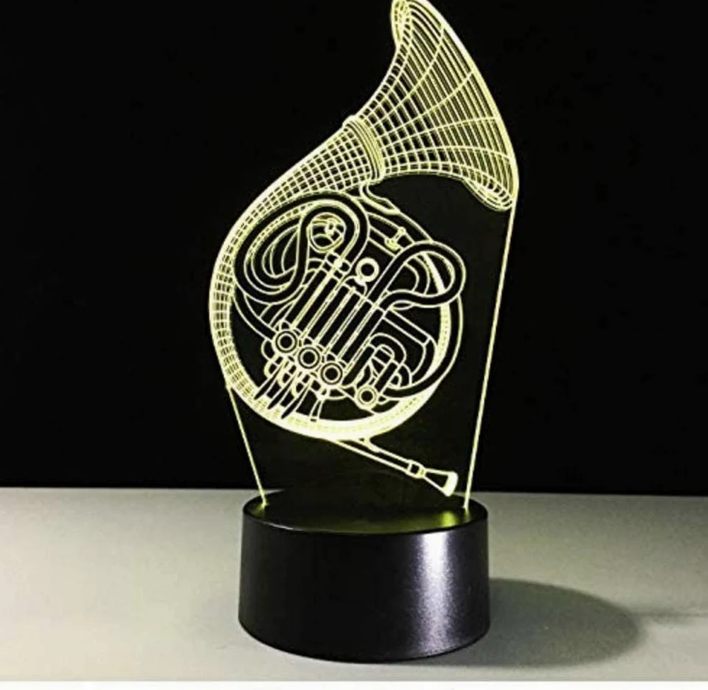 Veilleuse 3D, USB Plug In Chambre d'enfant Lampe de table Veilleuse